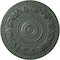 Ekena Millwork Rose Ceiling Medallion (Fits Canopies up to 13 1/2"), 33 7/8"OD x 2 3/8"P, Cloud Burst Crackle CM33ROCBC - alternate 1